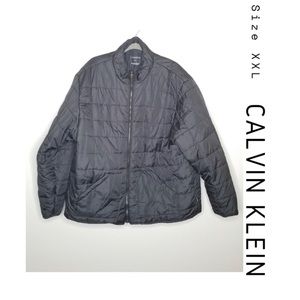 Vintage Calvin Klein Black 3 in 1 Water Resistant Quilted Puffer Jacket Size XXL